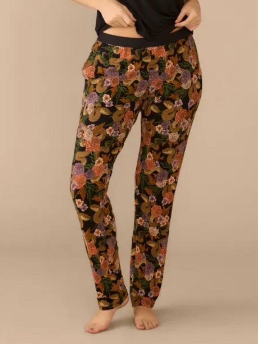 MeUndies UltraModal Garden Snakes Pull-On lounge Pants